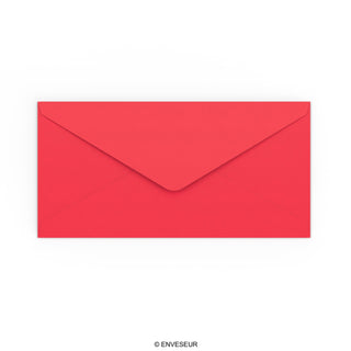 110x220 mm (DL) Bright Red Envelope