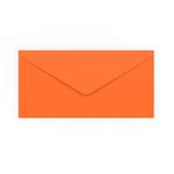 DL Orange Gummed V-Flap Envelope (110 x 220mm)
