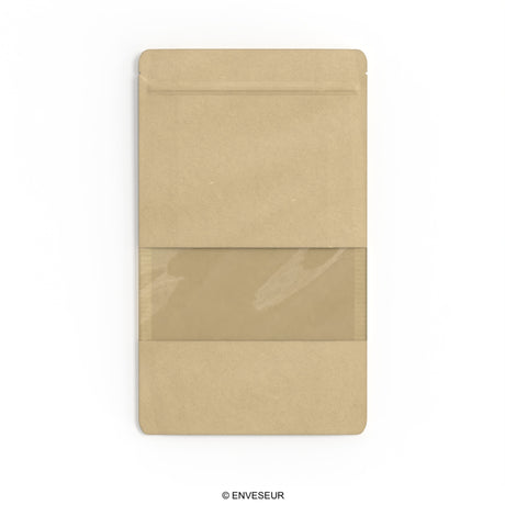 Doypack food bags with window