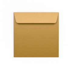 Gold Coloured Peel & Seal Envelope (155 x 155mm)