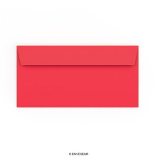 110x220 mm (DL) Bright Red Envelope