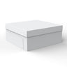 White Cardboard Boxes White 300 x 300 x 150 mm