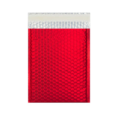 Matt Bubble Bag Mailers Red 250 x 180 mm