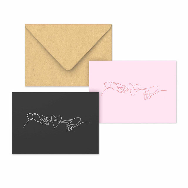 Valentine&#39;s Coloured Envelope (Live Love Design)