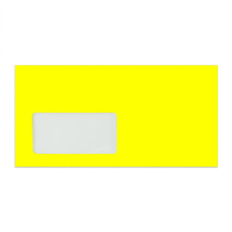 DL Yellow Peel & Seal Neon Envelope (110 x 220mm)