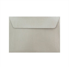 Pearlescent Envelopes Silver 114 x 162 mm (C6) Peel and Seal