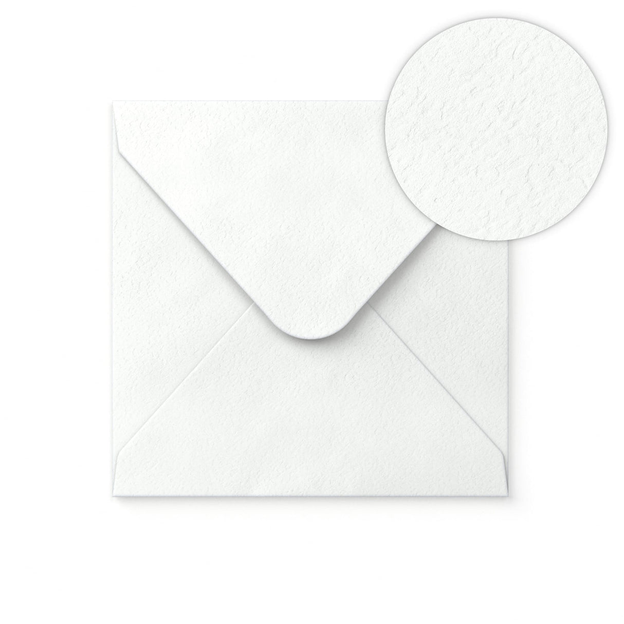 White Hammer Gummed V-Flap Envelope (155 x 155mm)