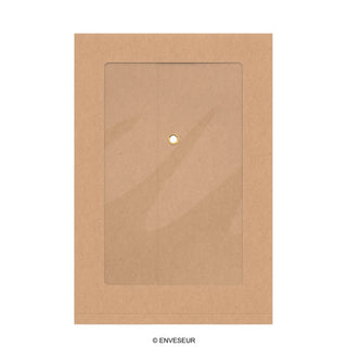 String and washer gusset full window envelopes