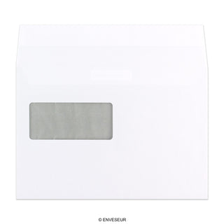 162x229 mm (C5) White Communique Window Envelope